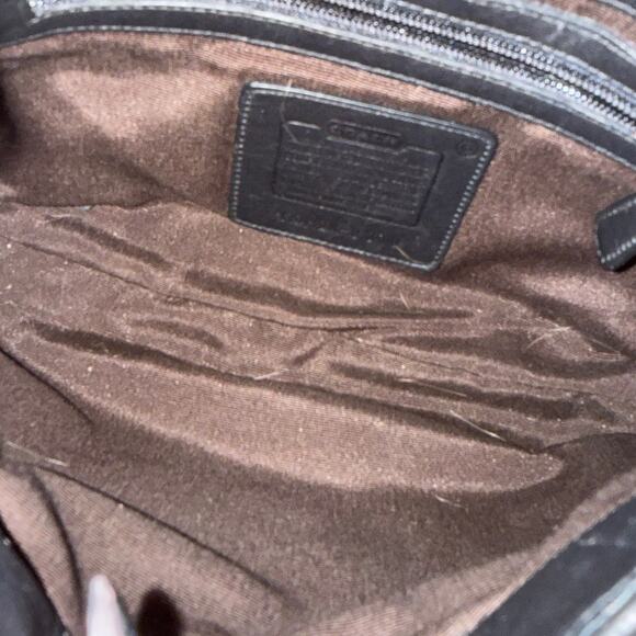 y2k COACH Vintage 2002 Black Mini Legacy 8319 Shoulder Bag Hobo - Picture 9 of 9